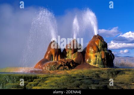 Etats-Unis, Grand bassin, Nevada, Washoe County, Fly Ranch Geyser, Banque D'Images