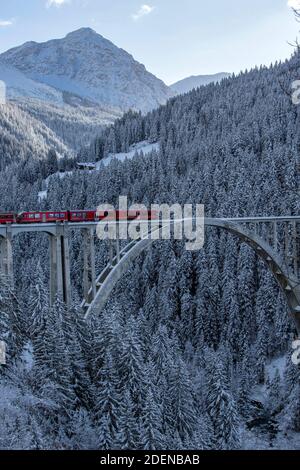 Rab Viadukt im Schanfigg Banque D'Images