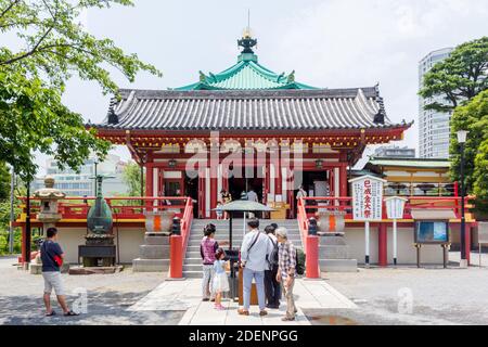 Le temple Bentendo à l'étang Shinobazu à Tokyo, Japon Banque D'Images