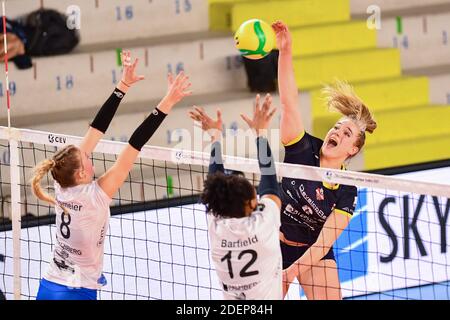 Palazzetto dello Sport, Scandicci, Florence, Italie, 01 décembre 2020, Aleksandra Rasinska (Developres SkyRes Rzeszow) pendant SSC Palmberg Schwerin vs Developres SkyRes Rzeszow, CEV Champions League Femme volley-ball Match - photo Lisa Guglielmi / LM Banque D'Images