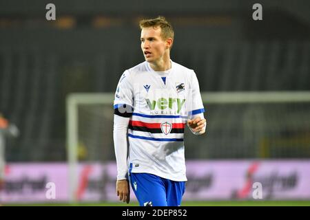 Turin, Italie. 30 novembre 2020. Jakub Jankto de Sampdoria vu dans la série UN match entre Torino et Sampdoria au Stadio Olimpico à Turin. (Crédit photo: Gonzales photo - Tommaso Fimiano). Banque D'Images