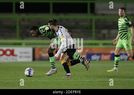 Nailsworth, Royaume-Uni. 1er décembre 2020. Ebou Adams de Forest Green Rovers lors du match EFL Sky Bet League 2 entre Forest Green Rovers et le comté de Newport au New Lawn, Nailsworth, Angleterre, le 1er décembre 2020. Photo de Dave Peters. Utilisation éditoriale uniquement, licence requise pour une utilisation commerciale. Aucune utilisation dans les Paris, les jeux ou les publications d'un seul club/ligue/joueur. Crédit : UK Sports pics Ltd/Alay Live News Banque D'Images