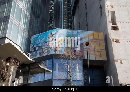 Architecture contemporaine PLP Architects WSP Multiplex Alexander Beleschenko Wind Mitigation Canopy 22 Bishopsgate, City of London, England EC2N 4AJ Banque D'Images