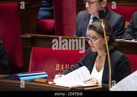 Agnes Buzyn lors d'un débat sur la politique d'immigration de la France à l'Assemblée nationale à Paris, le 7 octobre 2019. Photo par Eliot Blondt/ABACAPRESS.COM Banque D'Images