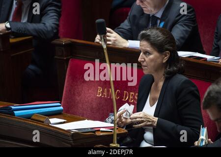 Agnes Buzyn lors d'un débat sur la politique d'immigration de la France à l'Assemblée nationale à Paris, le 7 octobre 2019. Photo par Eliot Blondt/ABACAPRESS.COM Banque D'Images