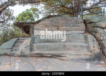 Président de Mme Macquarie à Sydney, Australie Banque D'Images