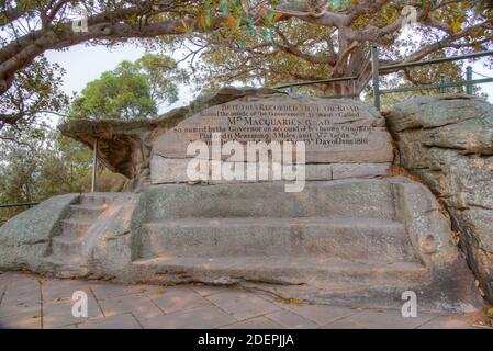 Président de Mme Macquarie à Sydney, Australie Banque D'Images