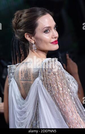 Angelina Jolie assiste à la première de Maleficent: Maîtresse de Evil à Odeon IMAX Waterloo à Londres, Angleterre, le 09 octobre 2019. Photo d'Aurore Marechal/ABACAPRESS.COM Banque D'Images