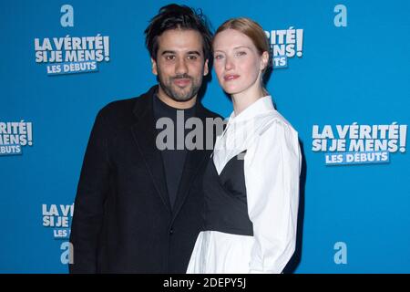 Yohan Manca et Fleur Geffrier assistent à la première du film la Verite si Je sens les débuts au cinéma le Grand Rex a Paris, France, le 15 octobre 2019. Photo d'Aurore Marechal/ABACAPRESS.COM Banque D'Images