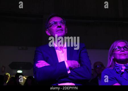 Président de Lyon Metropol et candidat aux prochaines élections municipales à Lyon David Kimelfeld lors de sa réunion du 16 octobre 2019 à Lyon. Photo de Mathis Boussuge/ABACAPRESS.COM Banque D'Images