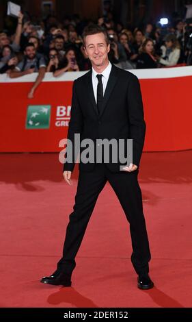 Edward Norton assiste au tapis rouge Motherless Brooklyn lors du 14ème Festival du film de Rome le 17 octobre 2019 à Rome, Italie. Photo par Eric Vandeville/ABACAPRESS.COM Banque D'Images