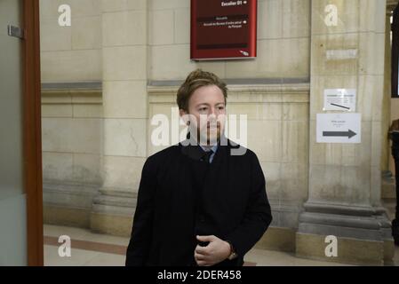 Antoine Vey, avocat de Patrick Balkany au palais de justice, à Paris, le 22 octobre 2019. Photo de Patrice Pierrot/avenir Pictures/ABACAPRESS.COM Banque D'Images