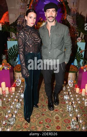 Jade Leboeuf et son mari et Stéphane Rodrigues lors de la soirée Dia de Muertos par PATRON au Club de la chasse a Paris, France le 01 novembre 2019. Photo de Jerome Domine/ABACAPRESS.COM Banque D'Images