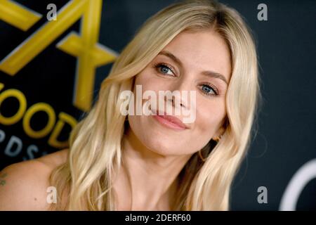 Sienna Miller assiste au 23e Hollywood film Awards annuel à l'hôtel Beverly Hilton le 03 novembre 2019 à Beverly Hills, CA, Etats-Unis. Photo de Lionel Hahn/ABACAPRESS.COM Banque D'Images