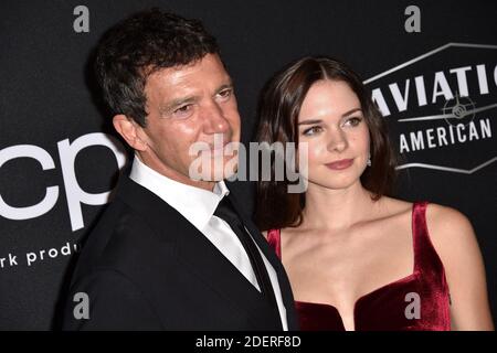Antonio Banderas, Stella Banderas assiste au 23e Hollywood film Awards à l'hôtel Beverly Hilton le 03 novembre 2019 à Beverly Hills, CA, Etats-Unis. Photo de Lionel Hahn/ABACAPRESS.COM Banque D'Images
