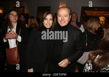 Christian Morin et sa femme participe au progrès du Winter Time 2019 au profit de l'association Ménat Chirugie cardiaque a l'hôtel Sofitel Paris le Faubourg, a Paris, France, le 19 novembre 2019. Photo de Jerome Domine/ABACAPRESS.COM Banque D'Images