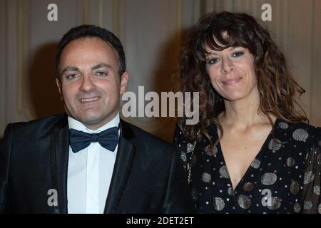 Magali Ripoll và Laurent Amar tham dự Red Fashion Show 2019 tại Khách sạn Marriott Champs-Elysées ở Paris, Pháp, vào ngày 15 tháng 11 năm 2019. Ảnh của Aurore Marechal/ABACAPRESS.COM Stock Photo - Alamy