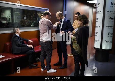 Exclusif - le chef du parti français du LREM, Stanislas Guérini, pose pour des photos avant le salon Dimanche en politique du dimanche 3 novembre 2019 à Paris, France. Photo par Eliot Blondt/ABACAPRESS.COM Banque D'Images