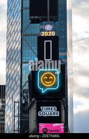 Electronic Advertising Billboards in Times Square, NYC, USA Stock Photo