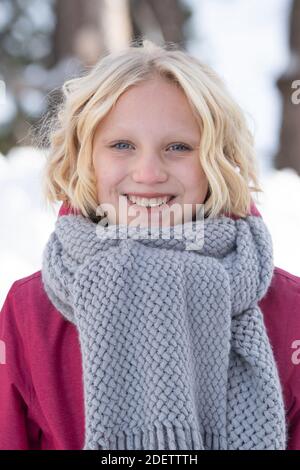 Helena Zengel assistera à une séance de photo lors du 11ème Festival du film les Arcs à les Arcs, France, le 15 décembre 2019. Photo d'Aurore Marechal/ABACAPRESS.COM Banque D'Images