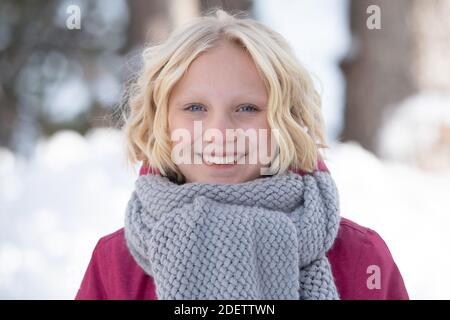 Helena Zengel assistera à une séance de photo lors du 11ème Festival du film les Arcs à les Arcs, France, le 15 décembre 2019. Photo d'Aurore Marechal/ABACAPRESS.COM Banque D'Images