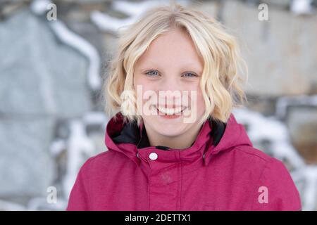 Helena Zengel assistera à une séance de photo lors du 11ème Festival du film les Arcs à les Arcs, France, le 15 décembre 2019. Photo d'Aurore Marechal/ABACAPRESS.COM Banque D'Images