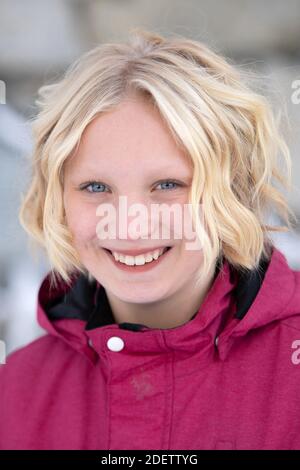 Helena Zengel assistera à une séance de photo lors du 11ème Festival du film les Arcs à les Arcs, France, le 15 décembre 2019. Photo d'Aurore Marechal/ABACAPRESS.COM Banque D'Images