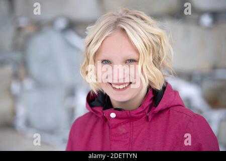 Helena Zengel assistera à une séance de photo lors du 11ème Festival du film les Arcs à les Arcs, France, le 15 décembre 2019. Photo d'Aurore Marechal/ABACAPRESS.COM Banque D'Images