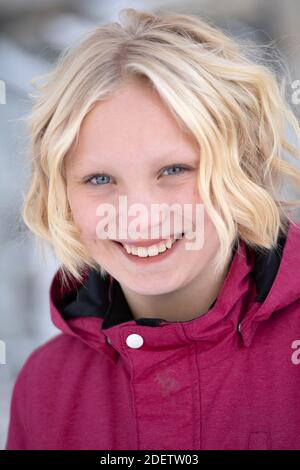 Helena Zengel assistera à une séance de photo lors du 11ème Festival du film les Arcs à les Arcs, France, le 15 décembre 2019. Photo d'Aurore Marechal/ABACAPRESS.COM Banque D'Images