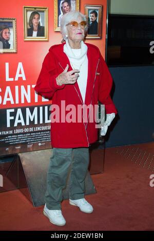 Brigitte Auber arrive à la première du film 'la Sainte famille' à l'UGC les Halles à Paris, France, le 19 décembre 2019. Photo de Nasser Berzane/ABACAPRESS.COM Banque D'Images