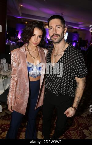 Jade Leboeuf et son mari Stéphane Rodrigues lorsqu'il s'agit de « le Grand Diner » a l'Hôtel Marriott Paris champs-Elysées, a Paris, France le 22 janvier 2020. Photo de Jerome Domine/ABACAPRESS.COM Banque D'Images