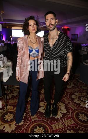Jade Leboeuf et son mari Stéphane Rodrigues lorsqu'il s'agit de « le Grand Diner » a l'Hôtel Marriott Paris champs-Elysées, a Paris, France le 22 janvier 2020. Photo de Jerome Domine/ABACAPRESS.COM Banque D'Images