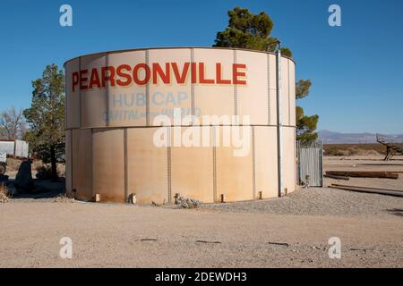 Pearsonville est une petite communauté non constituée à la frontière entre les comtés d'Inyo et de Kern dans la Sierra orientale de la Californie. Banque D'Images