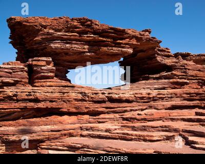 Fenêtre natures, parc national de Kalbarri. Banque D'Images