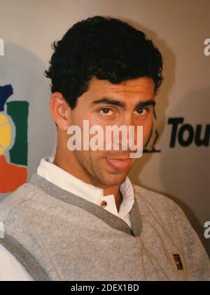 Joueur de tennis espagnol Albert Costa, 1996 Banque D'Images