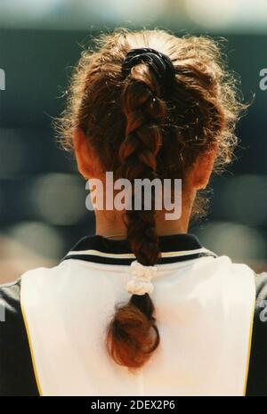 Mary Joe Fernandez, joueur de tennis américain, 1997 Banque D'Images