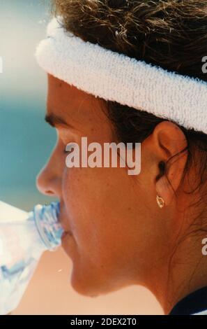 Mary Joe Fernandez, joueur de tennis américain, 1997 Banque D'Images