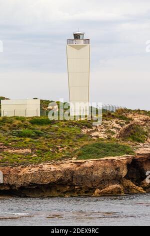 Le phare moderne pendant la journée a laqué à Robe Sud Australie le 10 novembre 2020 Banque D'Images