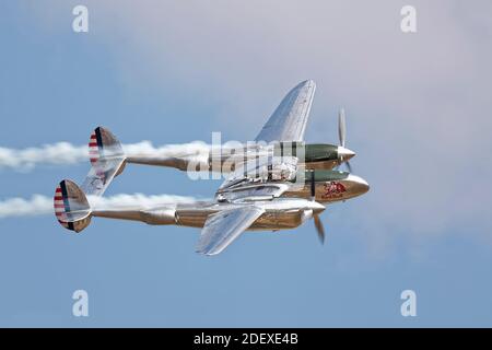 Lockheed P-38 Lightning Redbull Banque D'Images