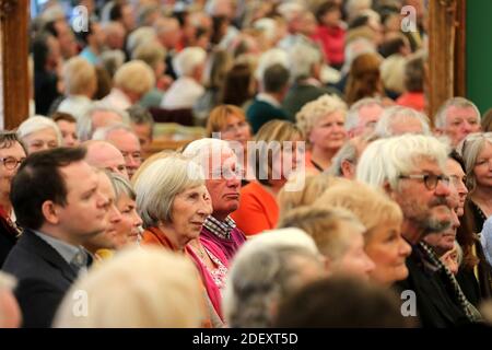 Joanna Lumley OBE au Boswell Book Festival Dumfries House, East Ayrshire, Écosse, Royaume-Uni. Banque D'Images