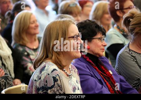 Joanna Lumley OBE au Boswell Book Festival Dumfries House, East Ayrshire, Écosse, Royaume-Uni. Banque D'Images