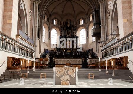 Cathédrale Saint-Pierre, Rhénanie-Palatinat, Trèves, Allemagne, Europe Banque D'Images