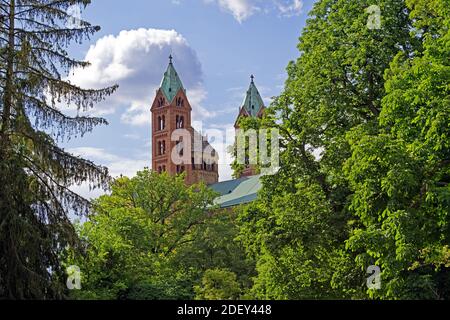 Schum-Stadt, Altstadt, Dom zu Speyer, Kaiserdom, St. Maria und St. Stephan, Geweiht 1061 Banque D'Images