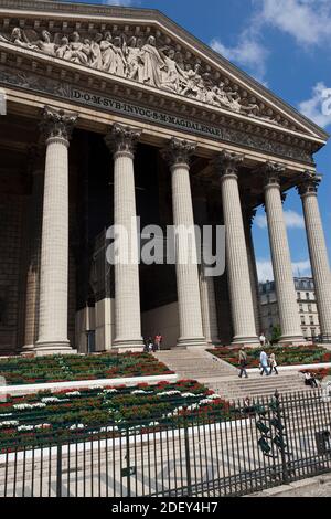 Église de la Madeleine, 8ème arrondissement, Paris, Ile-de-France, France Banque D'Images