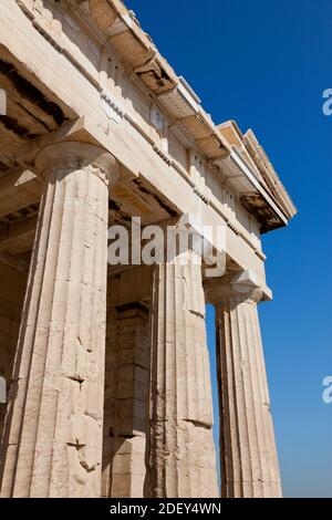 Le Parthénon, l'Acropole, Athènes, Grèce Banque D'Images