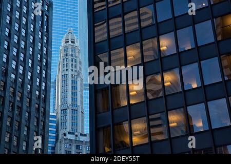 Mather Tower, Chicago, Illinois, États-Unis Banque D'Images