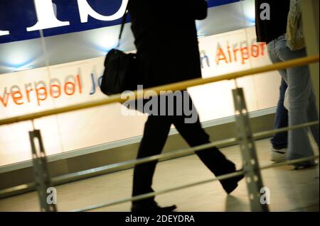Aéroport de Liverpool John Lennon, Ryanair, EasyJet Banque D'Images