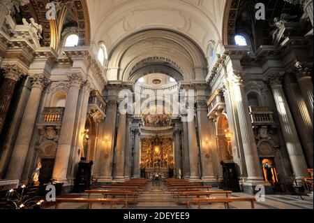 Italie, Rome, église de Santa Maria à Portico à Campitelli (17th siècle) Banque D'Images