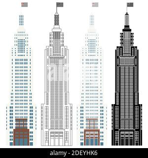 Altino Arantes Building à Sao Paulo, Brésil Illustration de Vecteur