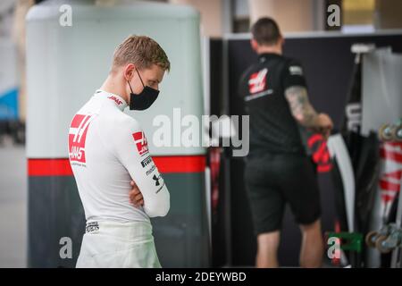 SCHUMACHER Mick (ger), Haas F1 Team VF-20 Ferrari, portrait pendant la Formule 1 Rolex Sakhir Grand Prix 2020, à partir de décembre / LM Banque D'Images